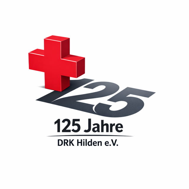 Jubiläumslogo DRK Hilden